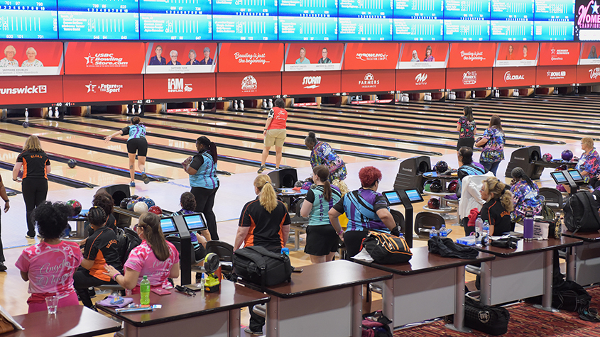 Bowlers competing at the 2023 USBC Women's Championships